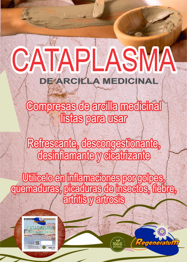 Cataplasma de Arcilla Medicinal listas para usar REGENERATUM - Imagen 2