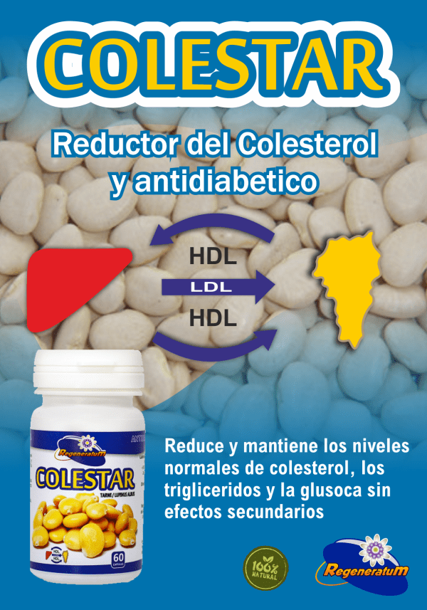 Colestar x 60 capsulas reductor natural del colesterol REGENERATUM - Imagen 2