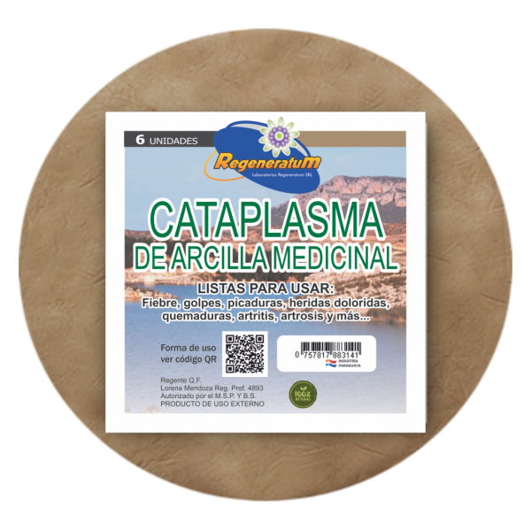 Cataplasma de Arcilla Medicinal listas para usar REGENERATUM