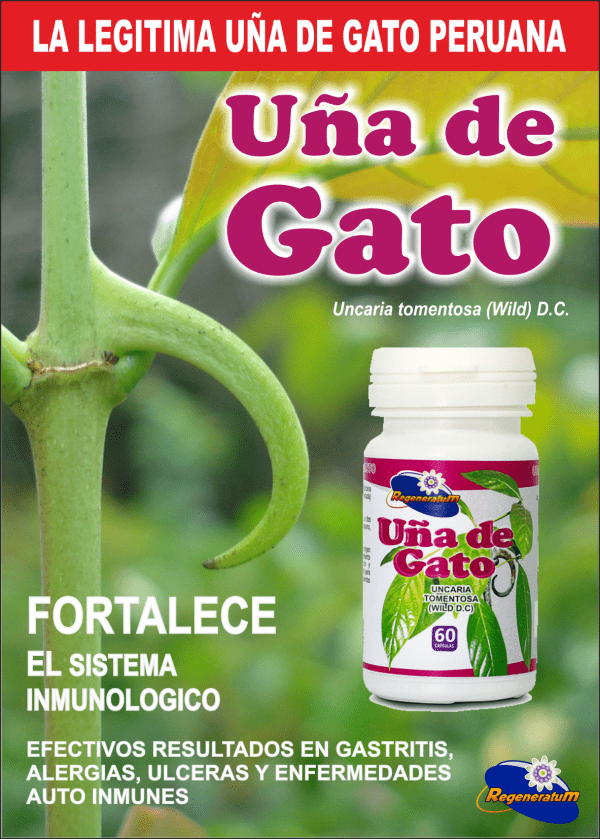 Uña de Gato x 60 Capsulas REGENERATUM - Imagen 2