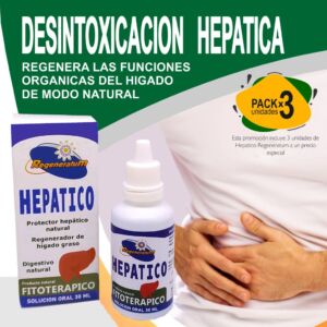 Hepatico - Desintoxicación Hepatica pack x 3 unidades