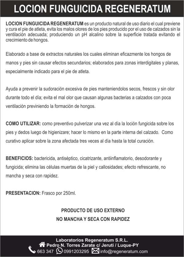 Loción Funguicida para pies - Imagen 3