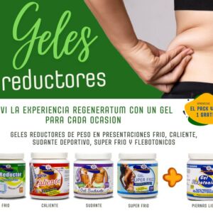 PACK GELES REDUCTORES 4 + 1 GRATIS !