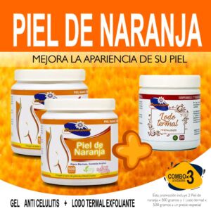 PACK ANTICELULITIS + EXFOLIACION