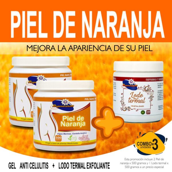 PACK ANTICELULITIS + EXFOLIACION